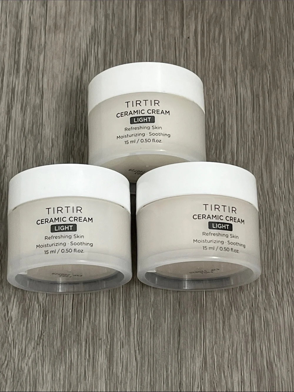 TIRTIR Ceramic cream light lot of 3
